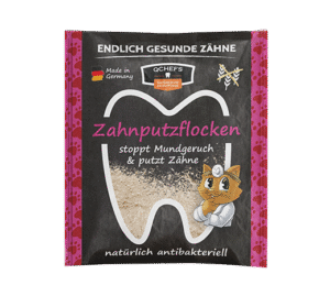 Zahnputzflocken Großackung Papie Katze